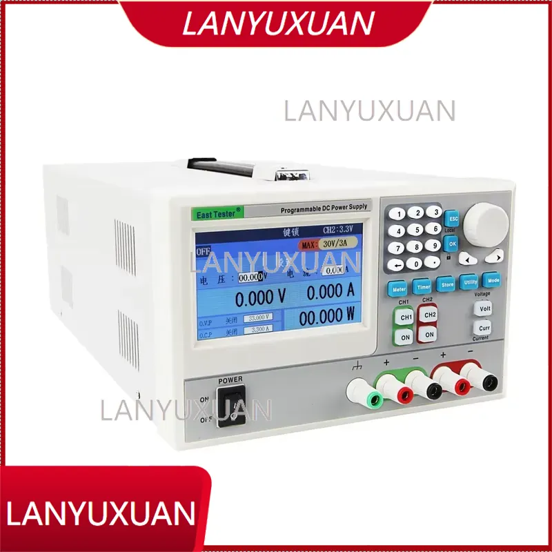 ET ET3721 Catu Daya Linear Swi - Dual Channel Linear Power Supply 30V 5A ulasan dan harga